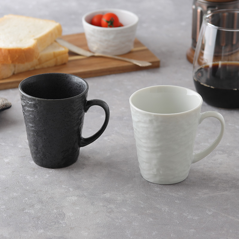 マグカップ 320cc スレート調 ホワイト