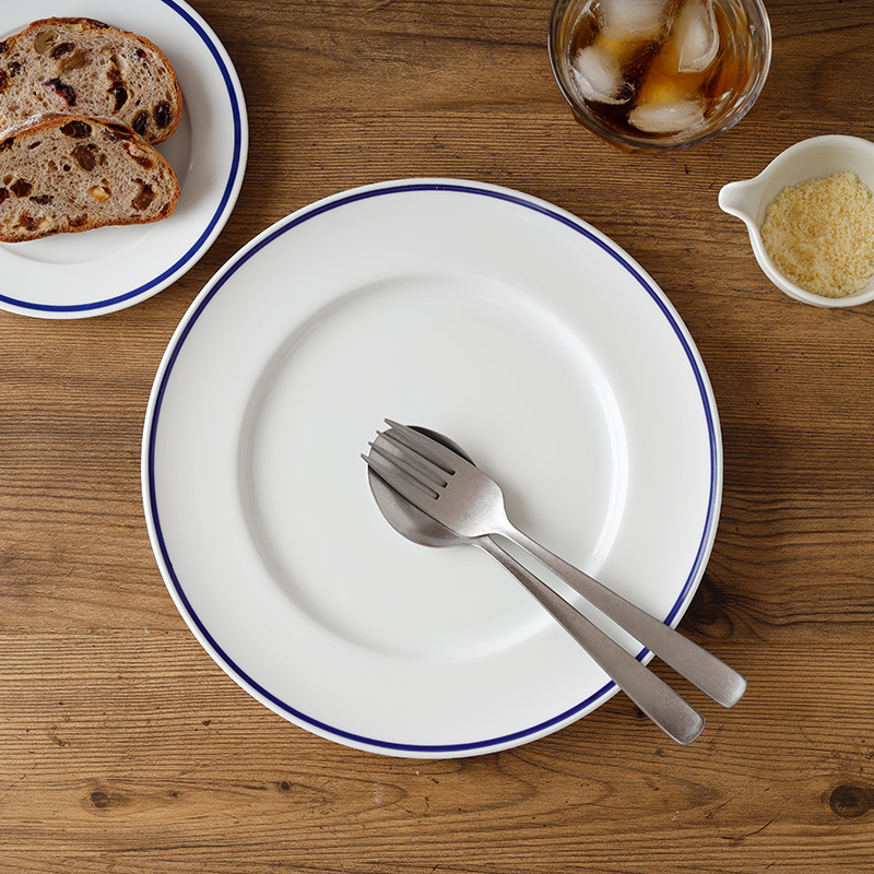 リムプレート 24cm インディゴライン