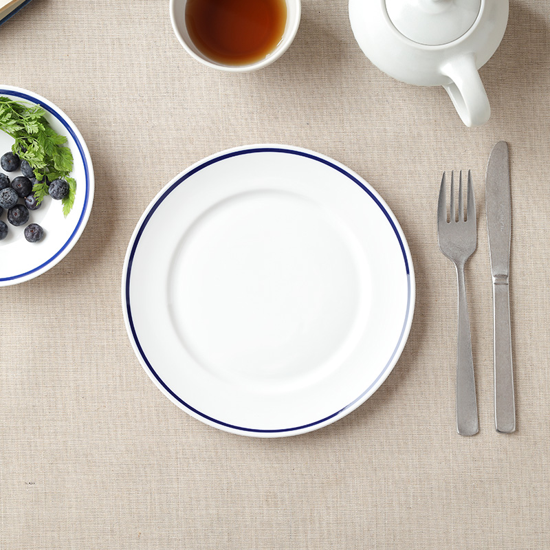 リムプレート 24cm インディゴライン