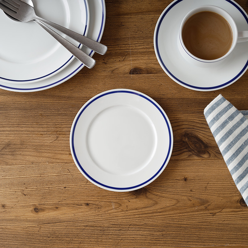 リムプレート 17cm インディゴライン