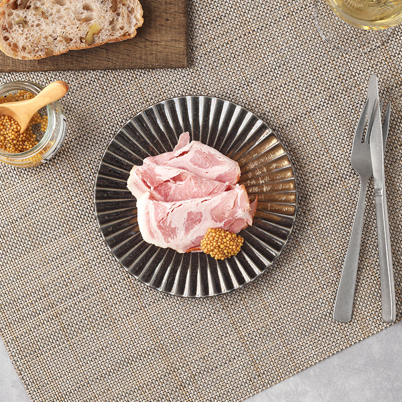 中皿 16.5cm 金吹き Mum