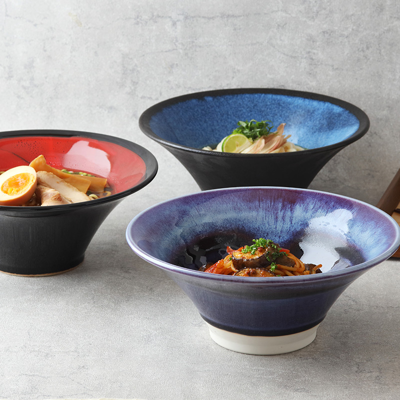 どんぶり ラッパ型 21.5cm丼ぶり 丼 麺鉢 ボウル 鉢 大鉢 食器