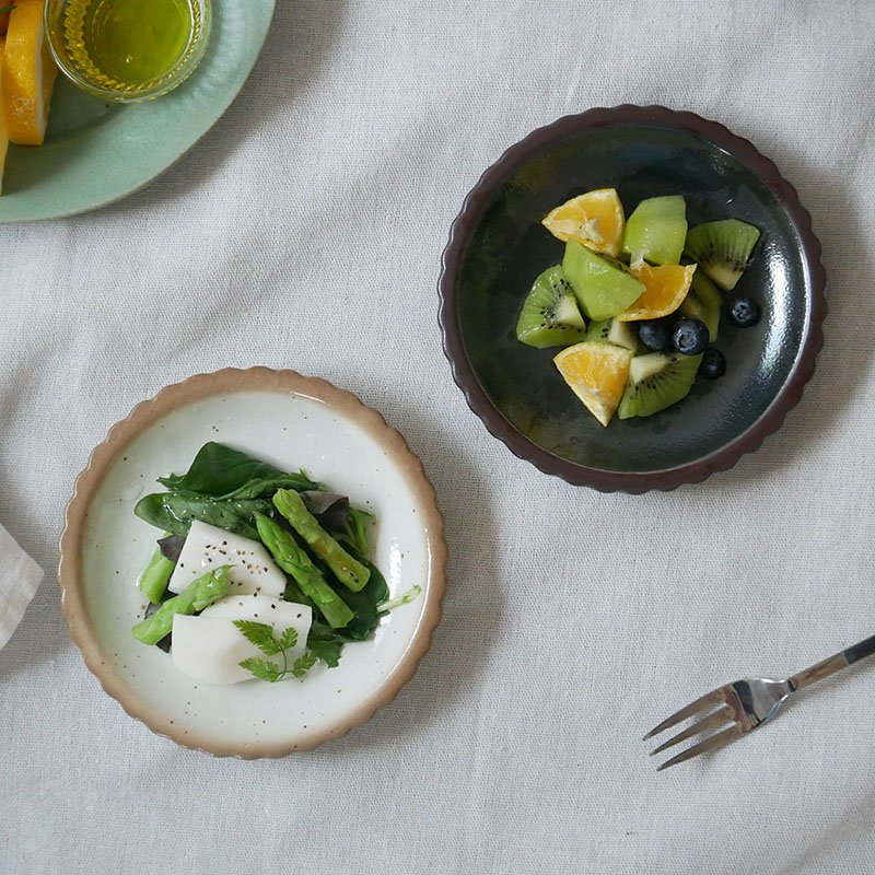 中皿 14cm ビスケットプレート お皿 皿 食器 取り皿 ケーキ皿 サラダ皿
