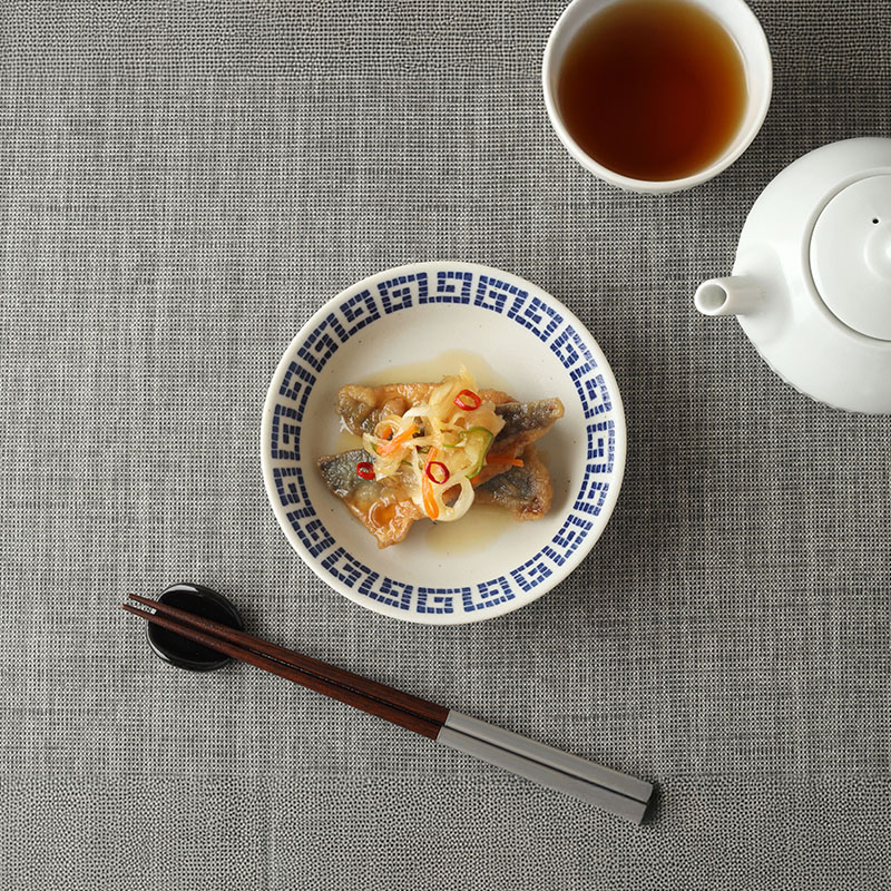 小皿 14cm 雷紋龍 中華食器