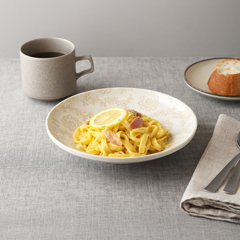 パスタ・カレー皿 21.5cm 深皿 ロイヤルレース