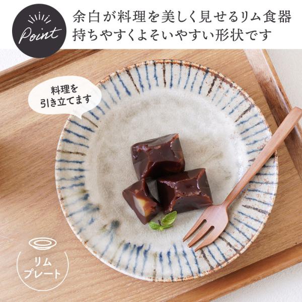 リム型プレート 小 17cm 松葉