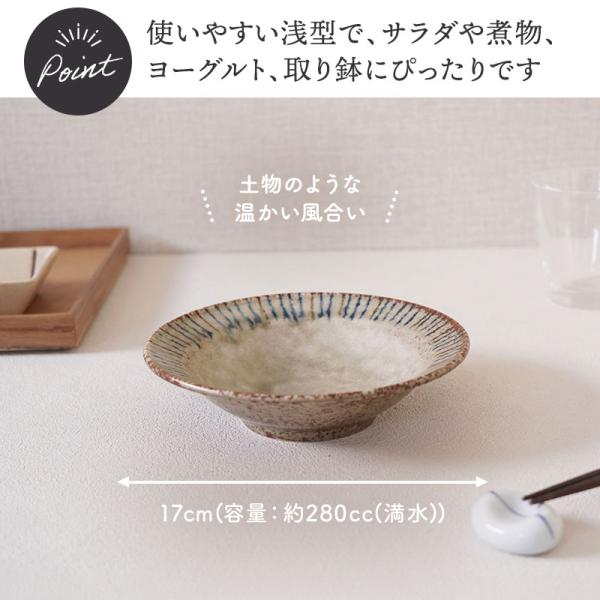 リム型ボウル 中 17.5cm 松葉