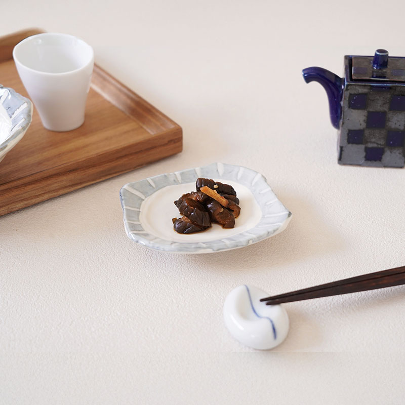 小皿 10cm 変形 なごみ十草