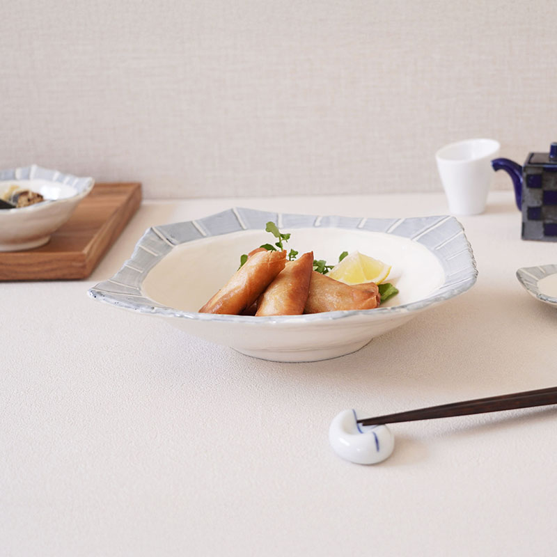 大鉢 24cm 変形 なごみ十草