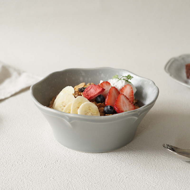 マルチボウル 15.8cm 細雪 ささめゆき グレー