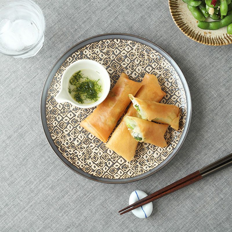 プレート 23cm こげ茶