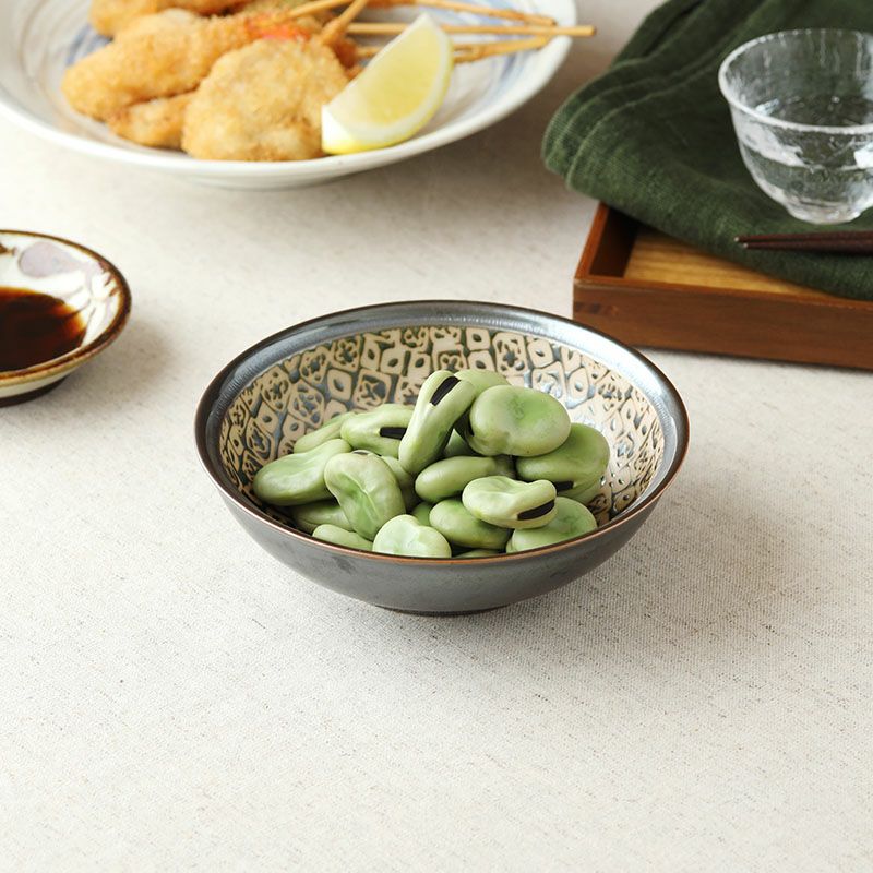 ボウル 14cm こげ茶