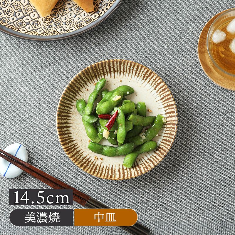 チョコストライプ 皿 プレート 和食器