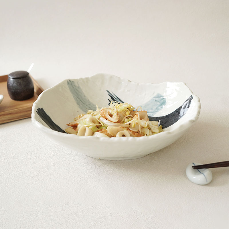 特大鉢 26.5cm 曲水 