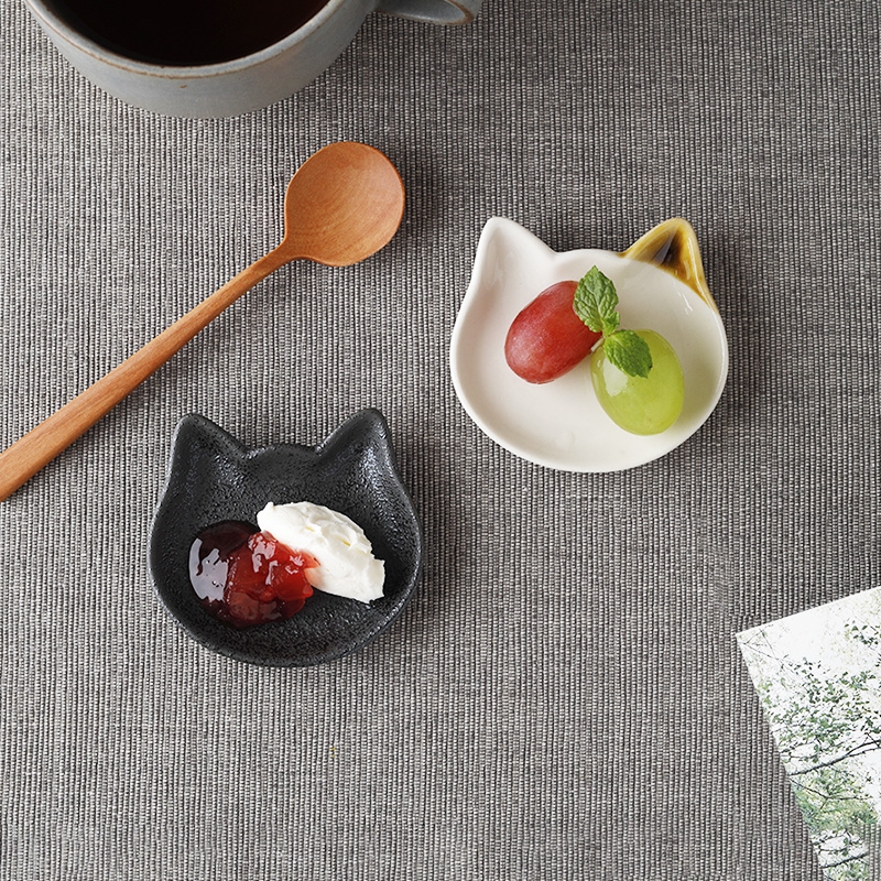 ネコ型プレート ミニ 6.8cm キャランチ