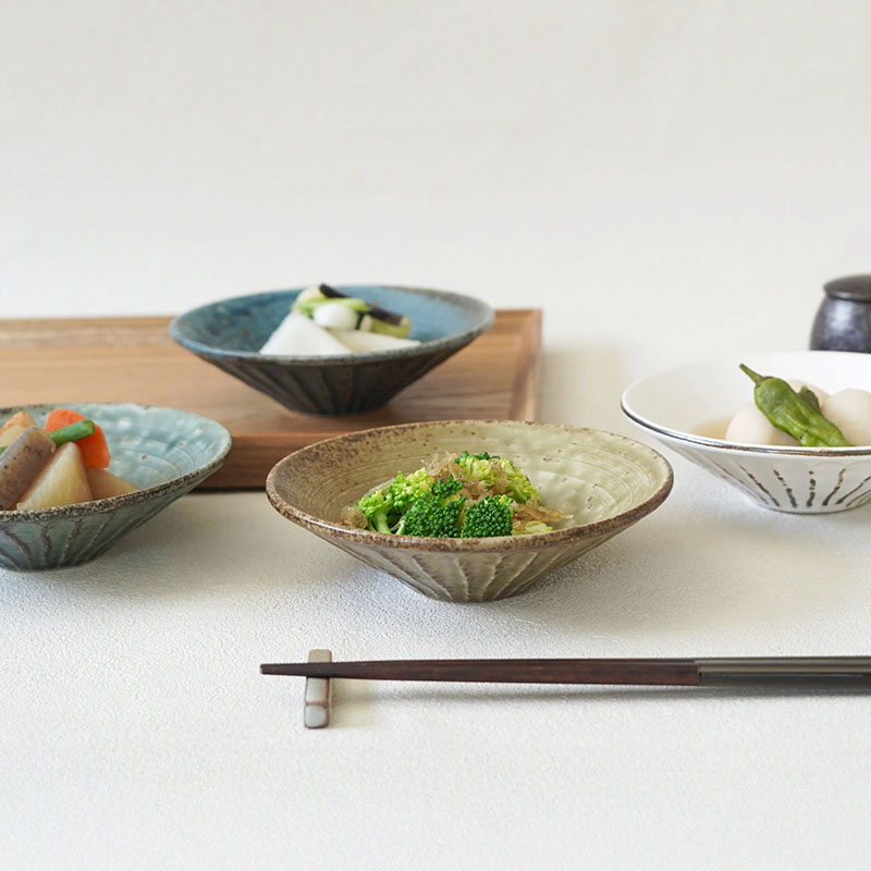 しのぎ浅鉢 14.5cm 小