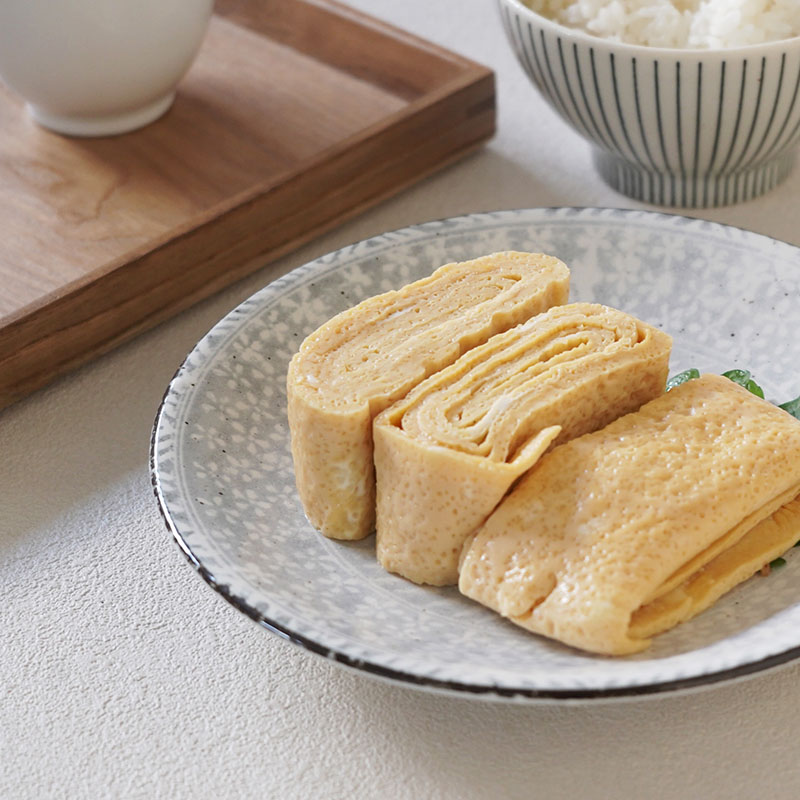 中皿 18cm 三島粉引