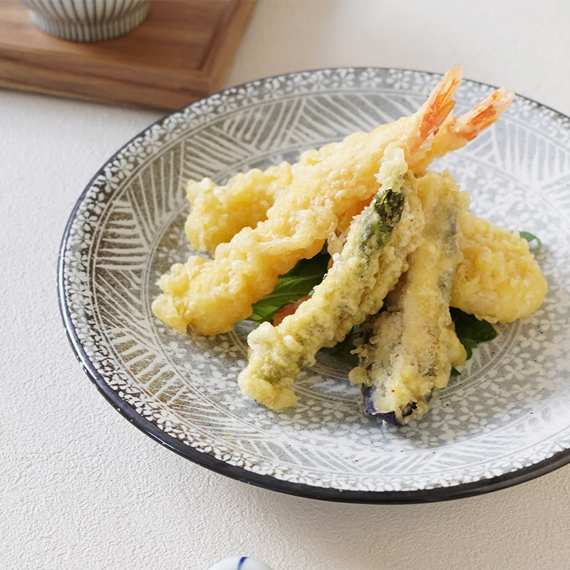 大皿 23.7cm 三島粉引