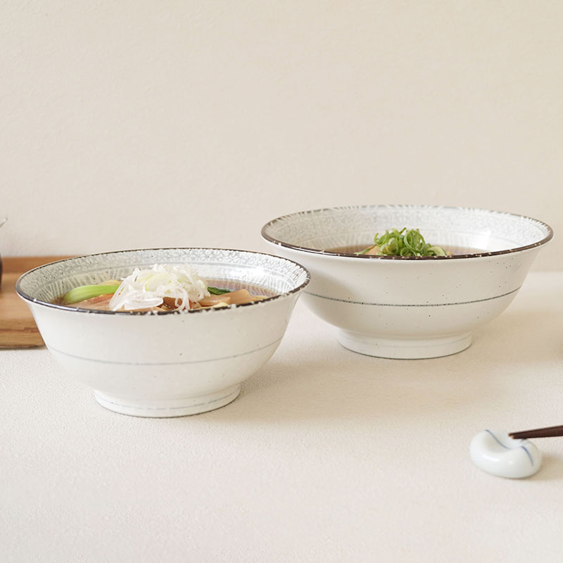 ラーメンどんぶり 21cm 1,360cc 三島粉引