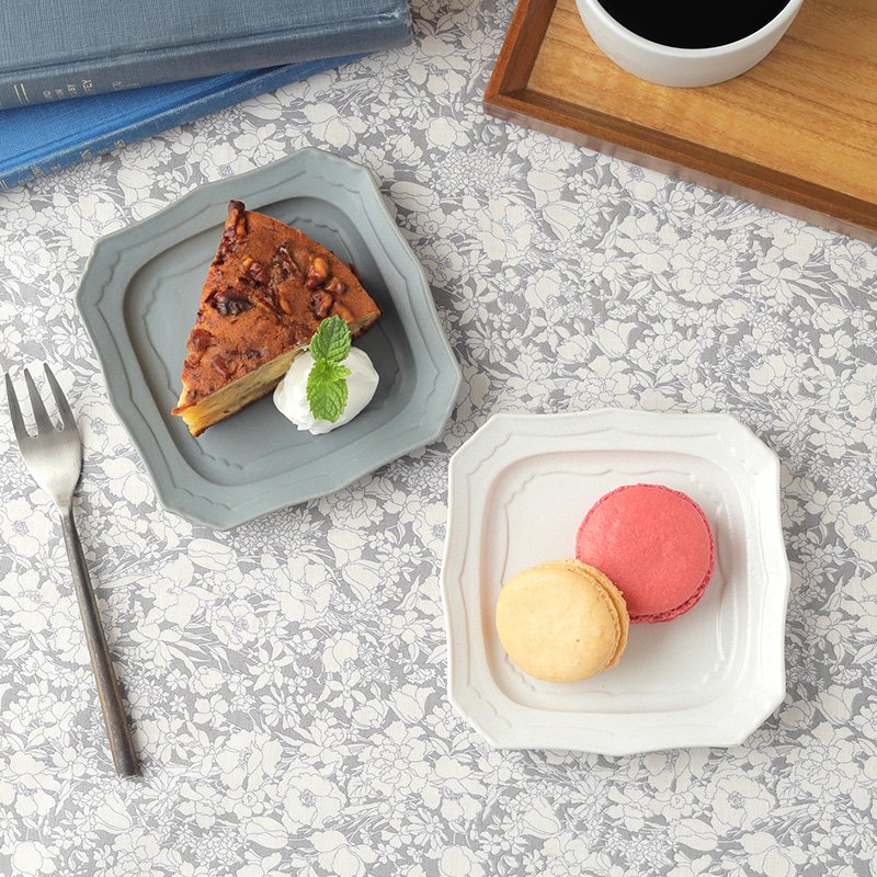 角皿 12cm Classic お皿 皿 プレート 食器 洋食器 おしゃれ スクエア