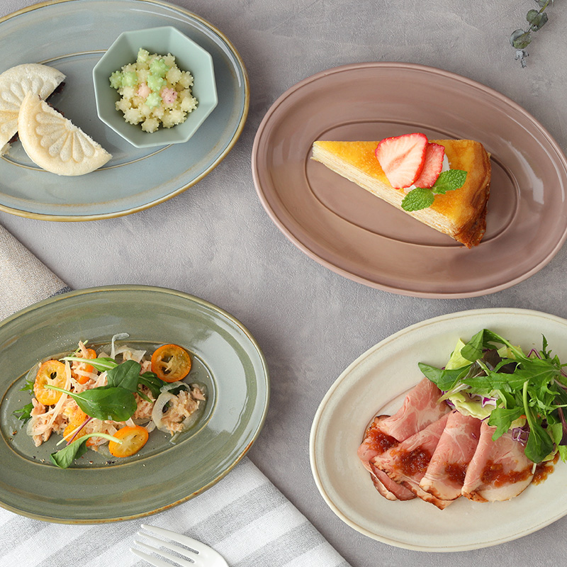 オーバルプレート 20cm M Largoラルゴプレート オーバル 楕円皿 お皿