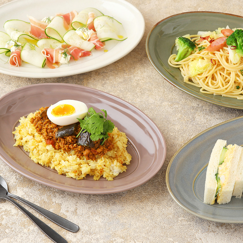 オーバルプレート 27cm L Largoラルゴプレート オーバル 楕円皿 お皿