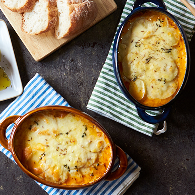 グラタン皿 600cc 楕円耳付き L 窯変カラー