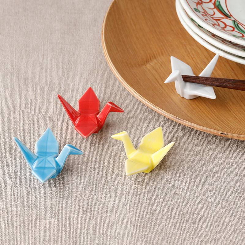 箸置き 折り鶴 TSURU