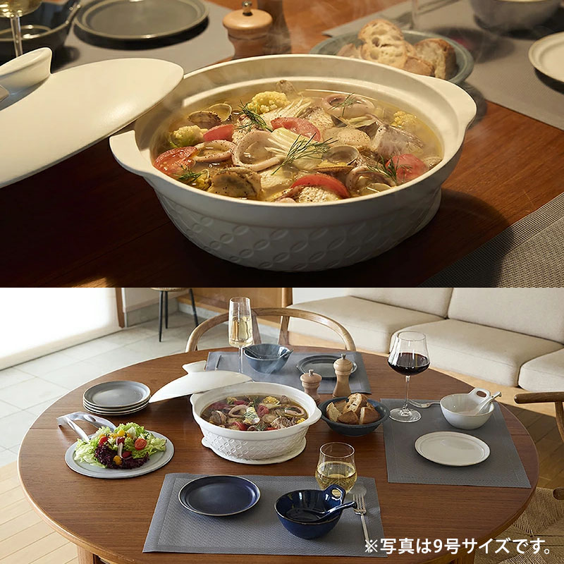 軽量土鍋 6.5号 1～2人用 KOMON 食洗機・直火可