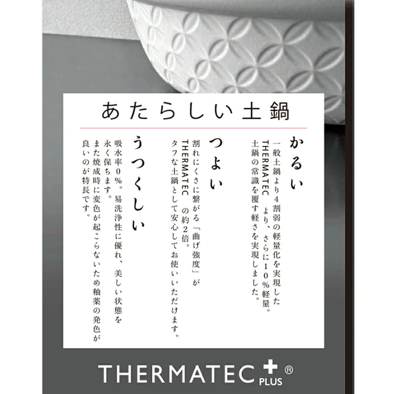 軽量土鍋 9号 3～4人用 MIYABI 食洗機・直火可