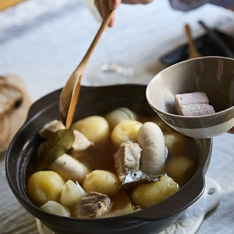軽量土鍋 9号 3～4人用 MIYABI 食洗機・直火可