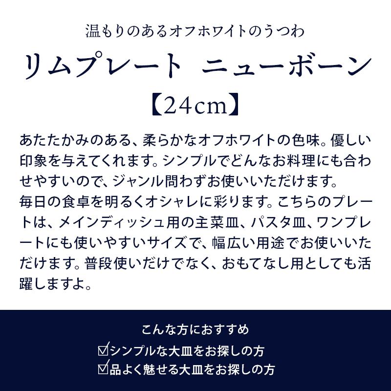 リムプレート 24cm ニューボーン