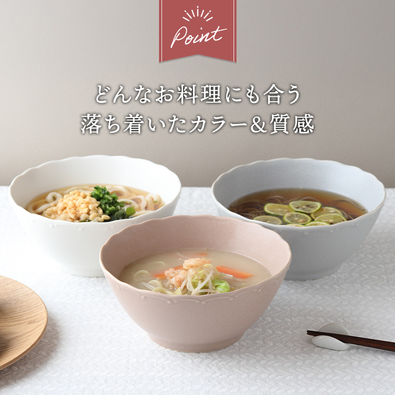 麺鉢 19cm Finaフィナ 丼ぶり