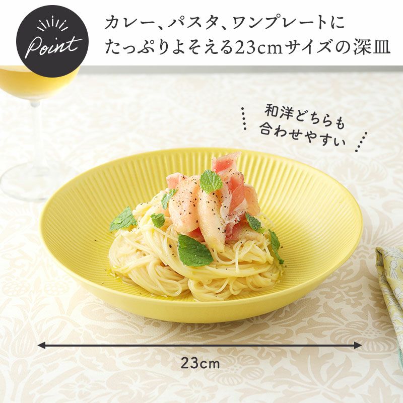 パスタ＆カレー皿 23cm コトゴト