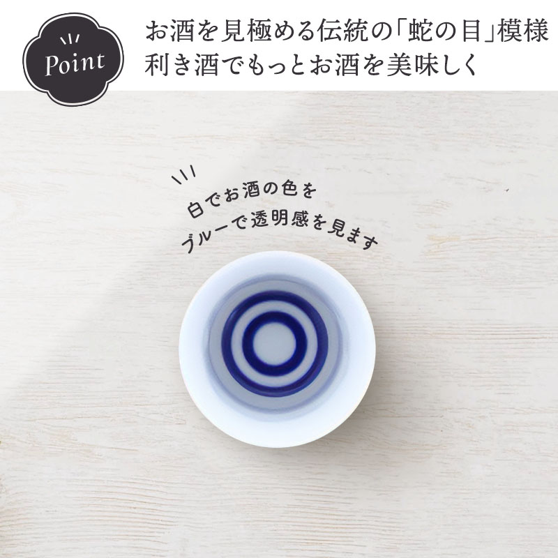 蛇の目 日本酒カップ 75cc 利き酒 お猪口