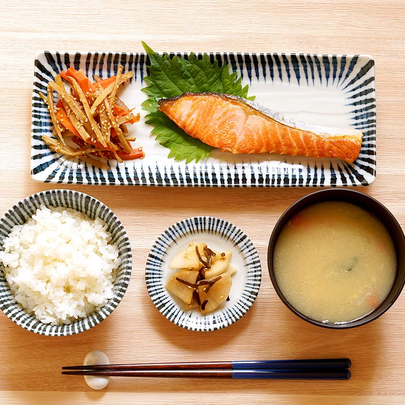 さんま皿 27.5cm 長角皿 千段十草 和食器長角皿 大皿 プレート お皿