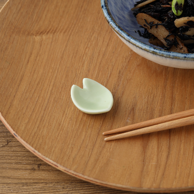 箸置き 花びら 若葉