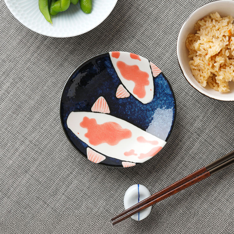 取り皿 14cm 錦鯉 Nishiki Goi