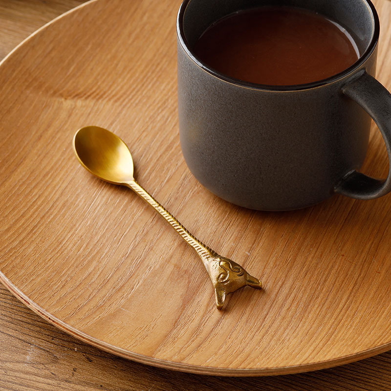 真鍮カトラリー キャットフェイス スプーン フォーク