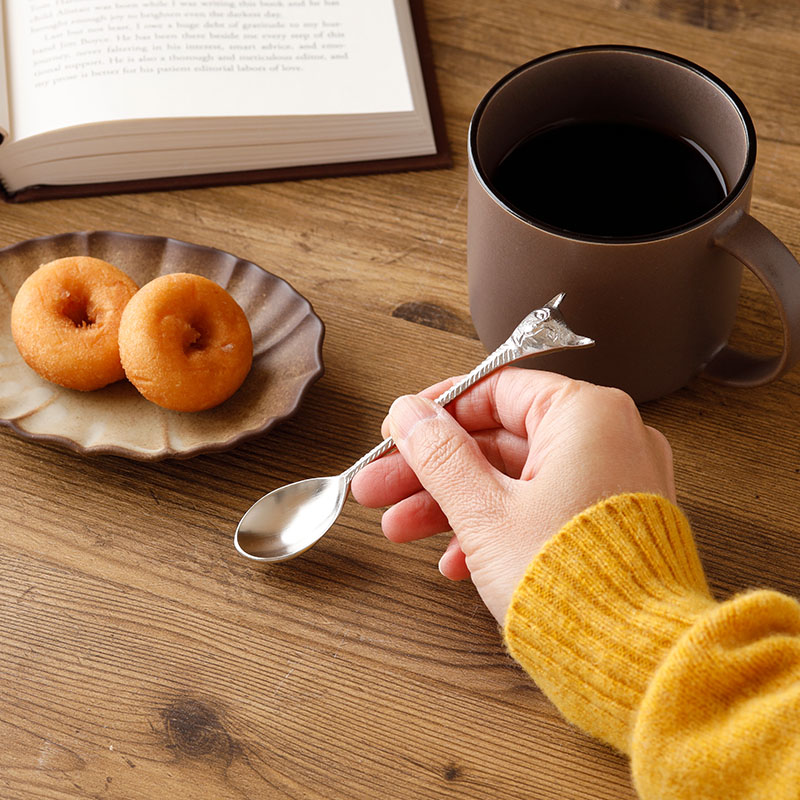 真鍮カトラリー キャットフェイス スプーン フォーク