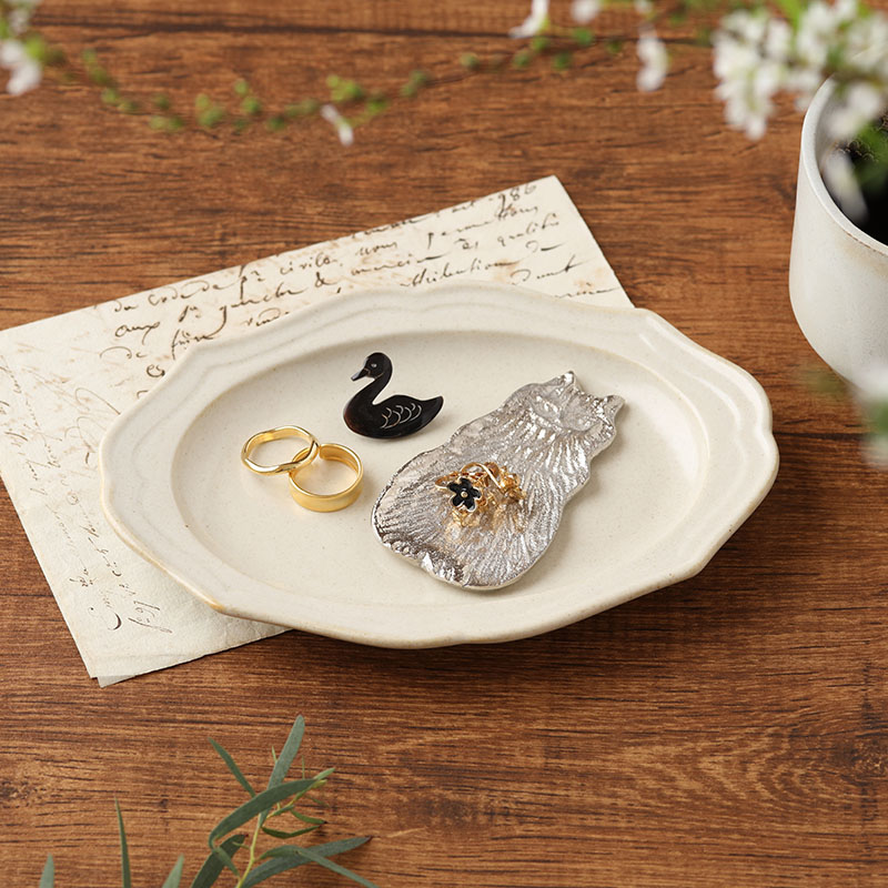 アルミトレイ キャット シッティングS プレート お皿