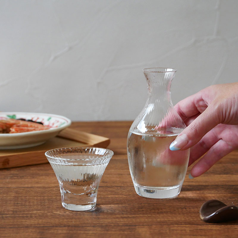 一合徳利 180cc 手吹きガラス