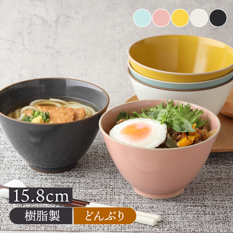 どんぶり ヌードルボウル L 15.8cm 980cc PALE STYLE 樹脂製 レンジ・食洗機可