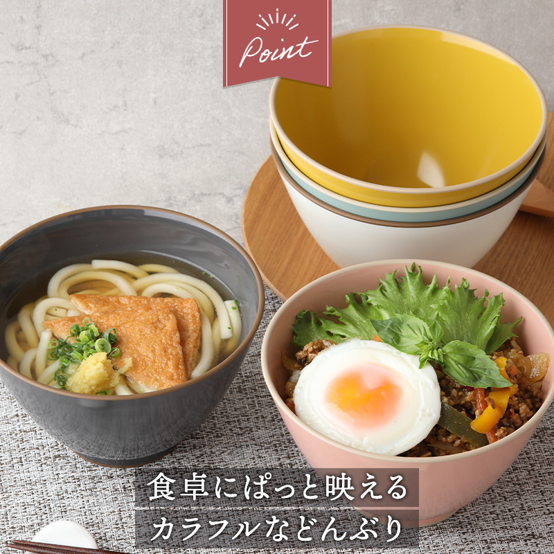 どんぶり ヌードルボウル L 15.8cm 980cc PALE STYLE 樹脂製 レンジ・食洗機可