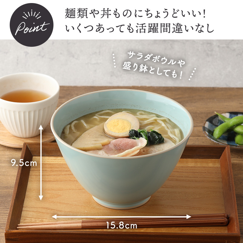 どんぶり ヌードルボウル L 15.8cm 980cc PALE STYLE 樹脂製 レンジ・食洗機可
