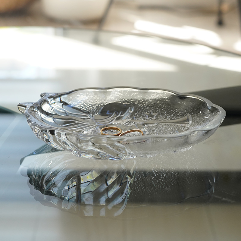 ガラスの大皿 コスタボダ ウラ ガラスプレート 大皿 北欧食器/Kosta Boda Ulla Glass