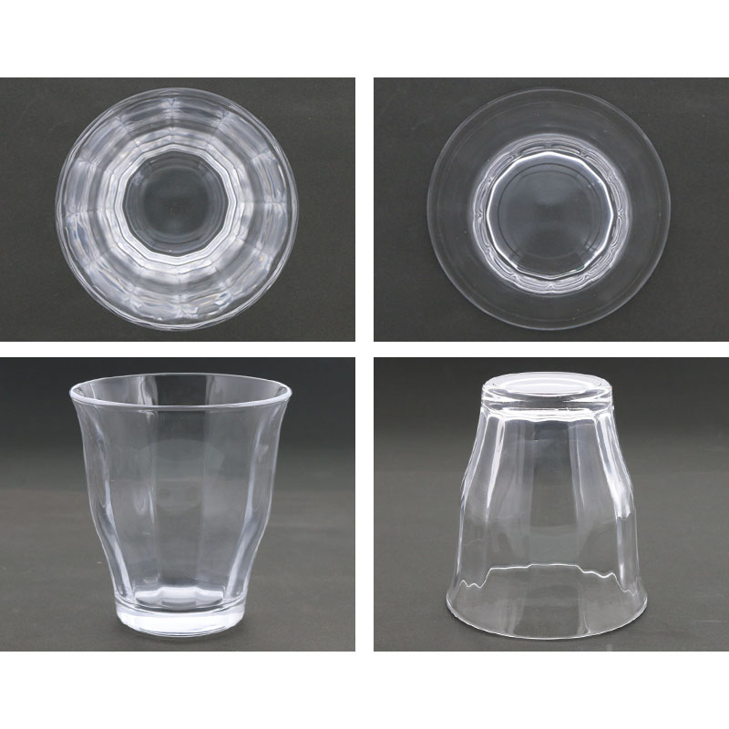 在庫限り タンブラー 310cc ストライプ ガラス製 食洗機可 カップ・タンブラー