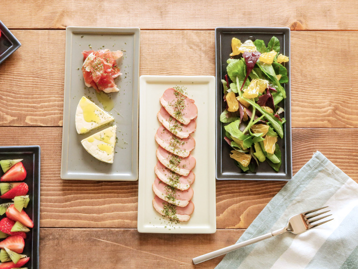 長角皿 フレーム ロングプレート レクタングル 角皿 皿 お皿 プレート