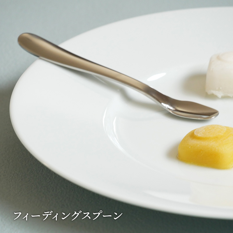 離乳食〜幼児用カトラリー5pcセット ステンレス製 箱入り