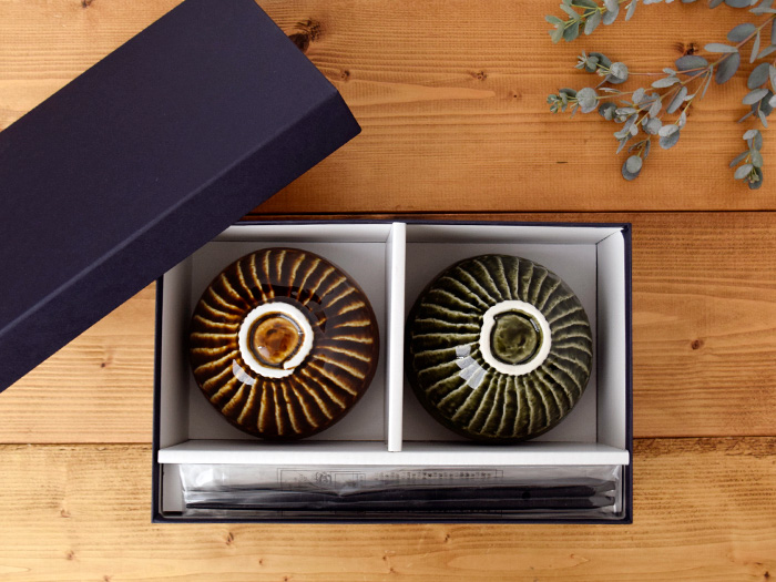 和のカラーお茶碗セット